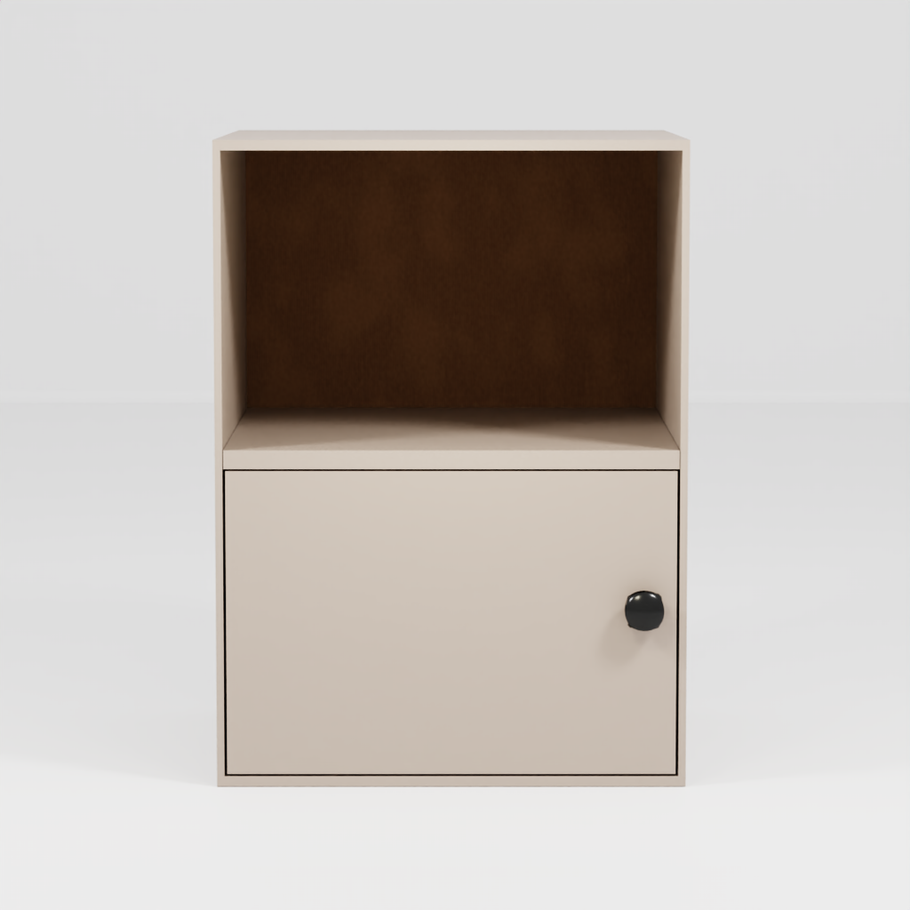 Bedside Table 1 Door – Congo finish