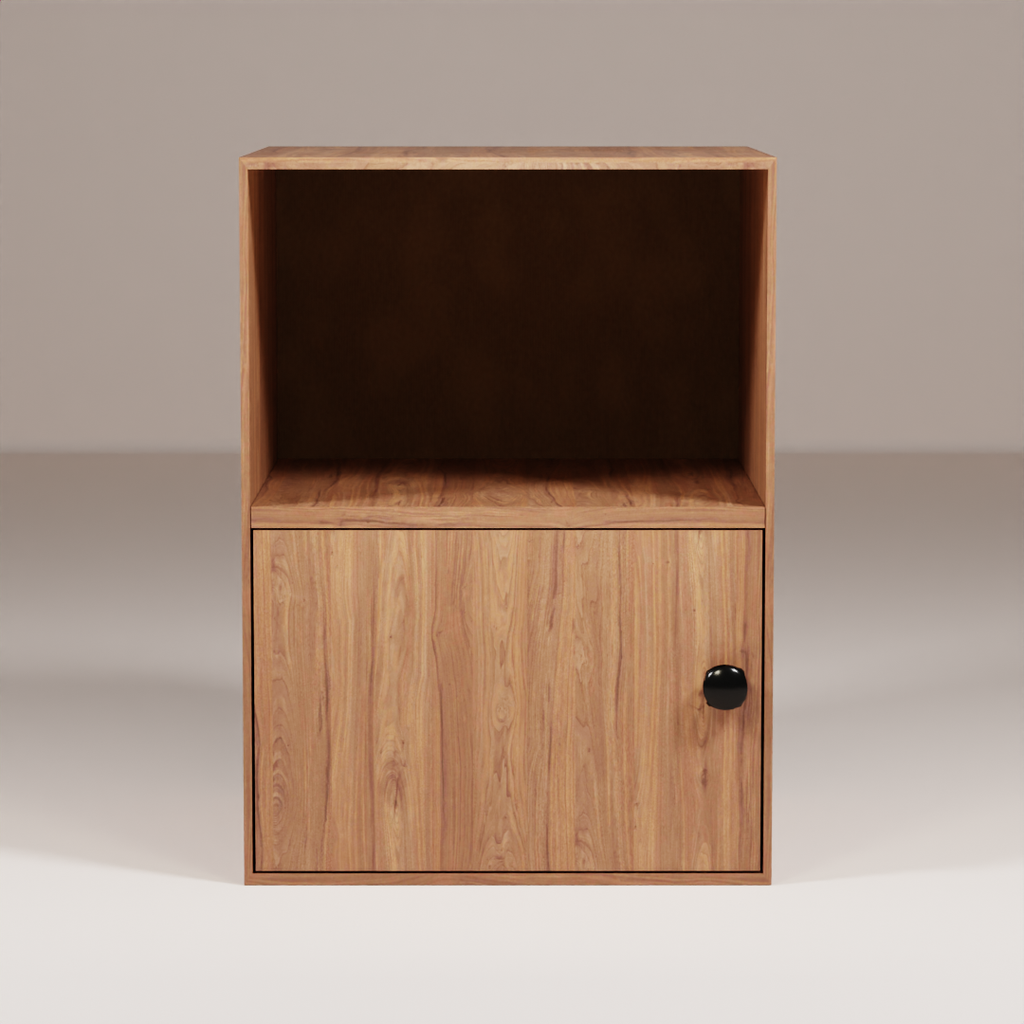 Bedside Table 1 Door – Farasan oak finish