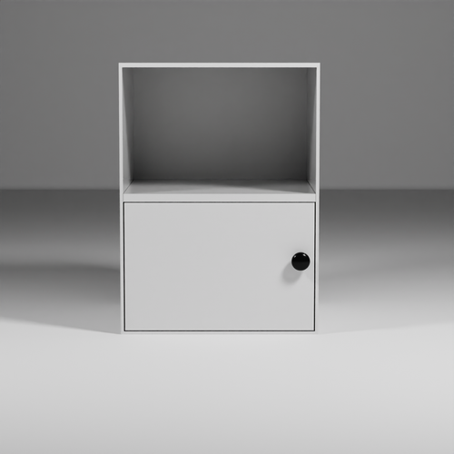 Bedside Table 1 Door – Piccolo White finish