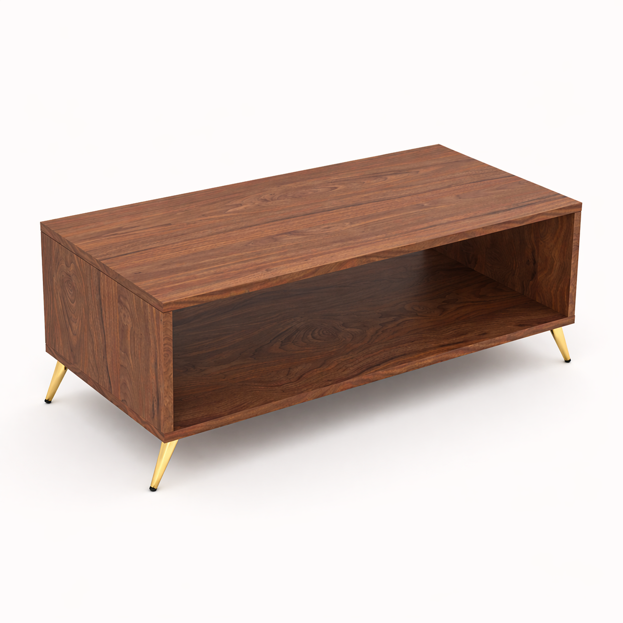 Loft Coffee Table – Farasan finish with gold legs